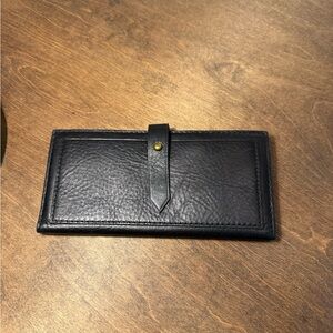 Madewell Midnight Leather Card Holder